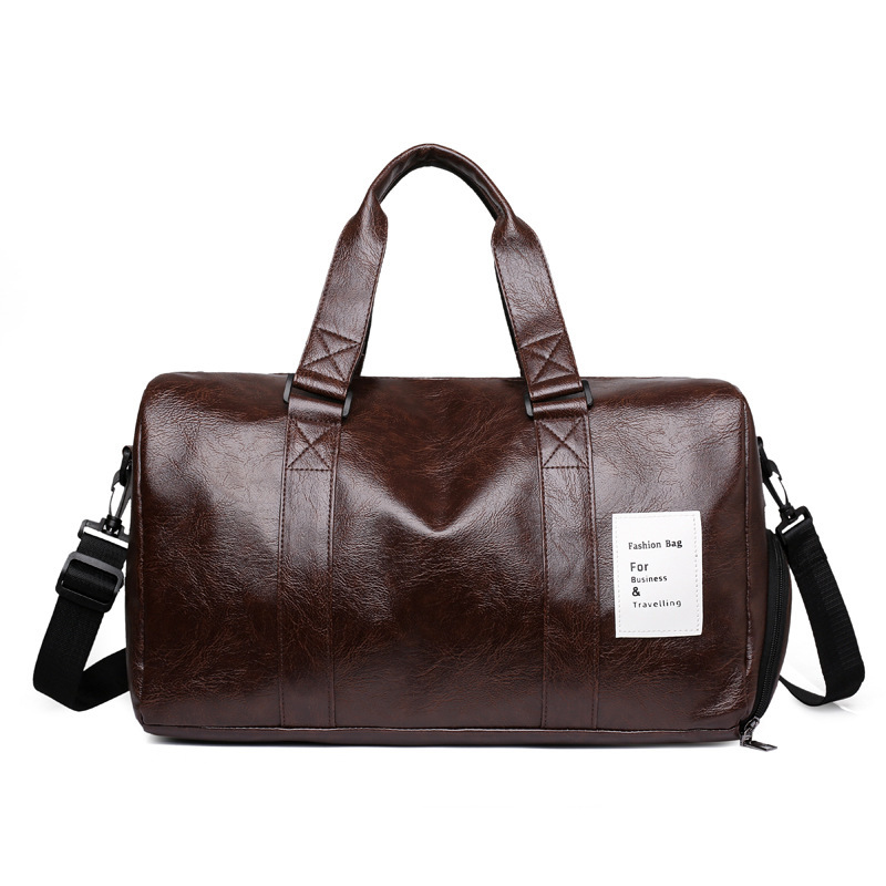 Brown with logo