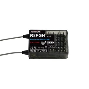 Radiolink R8FG8チャンネル2.4GジャイロRCレシーバー電圧リターン600メートルカーボート用長距離RX RC8X RC6GS RC4GS T8S T8FB - Product Image 6