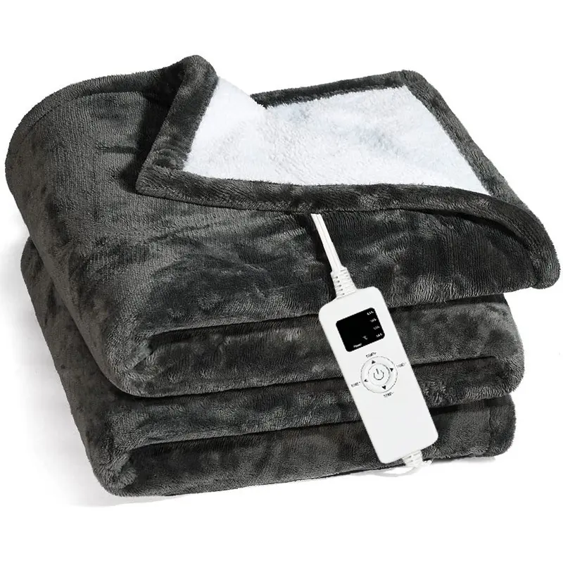 Hot Sale Heated Blanket Machine Lavável Macio e Confortável Cobertor Elétrico Aquecimento Rápido Frete Grátis