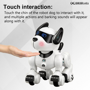 Programmierung Roboter tanzende Hunde Modell Spielzeug mit Fernbedienung mit Touch-Funktion