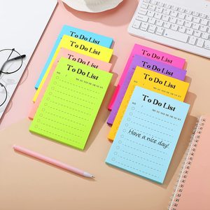 Aceitar uma pequena quantidade de Ordem de mercadorias por atacado Design gratuito personalizável Cor Para Fazer Lista Sticky note