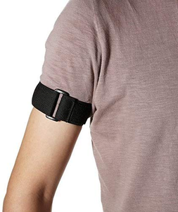 Brazalete elástico ajustable de 38mm, lazo de gancho para Velcro bordado, correas con logotipo personalizable, venta al por mayor para bolsos, almacenamiento de zapatos Stra - Product Image 1