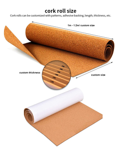 Nhà Máy Trực Tiếp Bán Buôn Mật Độ Cao Tự Dính Nút Chai Cao Su Cuộn 1Mm-12Mm Độ Dày Nút Chai Cao Su Tấm Cuộn Lót - Product Image 5