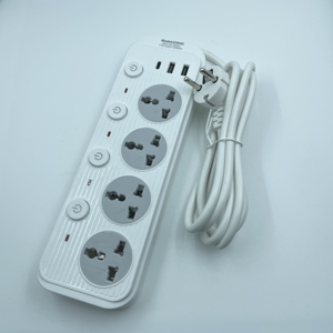 新型号是带usb的便宜的3-5路通用孔。电源插头2m插座 - Product Image 4