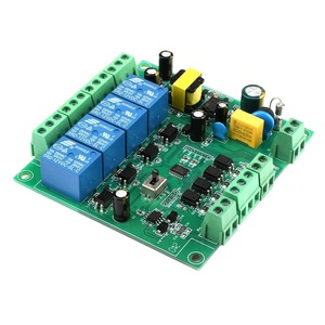AC 220V Modbus RTU 4 Channel Relay Module Switch <strong>RS485</strong>/TTL UART Interface Four-Way <strong>Input</strong> <strong>Output</strong> DC3.3-24V Optocoupler Signal - Product Image 3