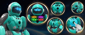 Robot intelligente con controllo remoto programmabile per bambini con funzione vocale di registrazione magica Robot intelligente per il canto - Product Image 5