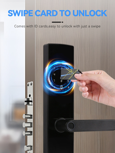 חם מכירת אבטחה אלקטרונית ידית ceraduras inteligentes tuya tlock con wifi מפתחות טביעות אצבע דלת מנעולים חכמים