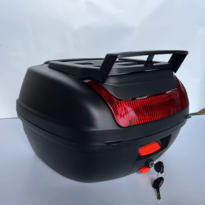 TANK modeli için motosiklet gövde 40L büyük kapasiteli yüksek kaliteli motosiklet aksesuarları kuyruk kutusu satılık fabrika - Product Image 1