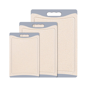 Khuyến mại giá mỏng nhựa cắt Board thiết lập cao su tổng hợp rơm lúa mì cho nhà bếp cắt khối - Product Image 1