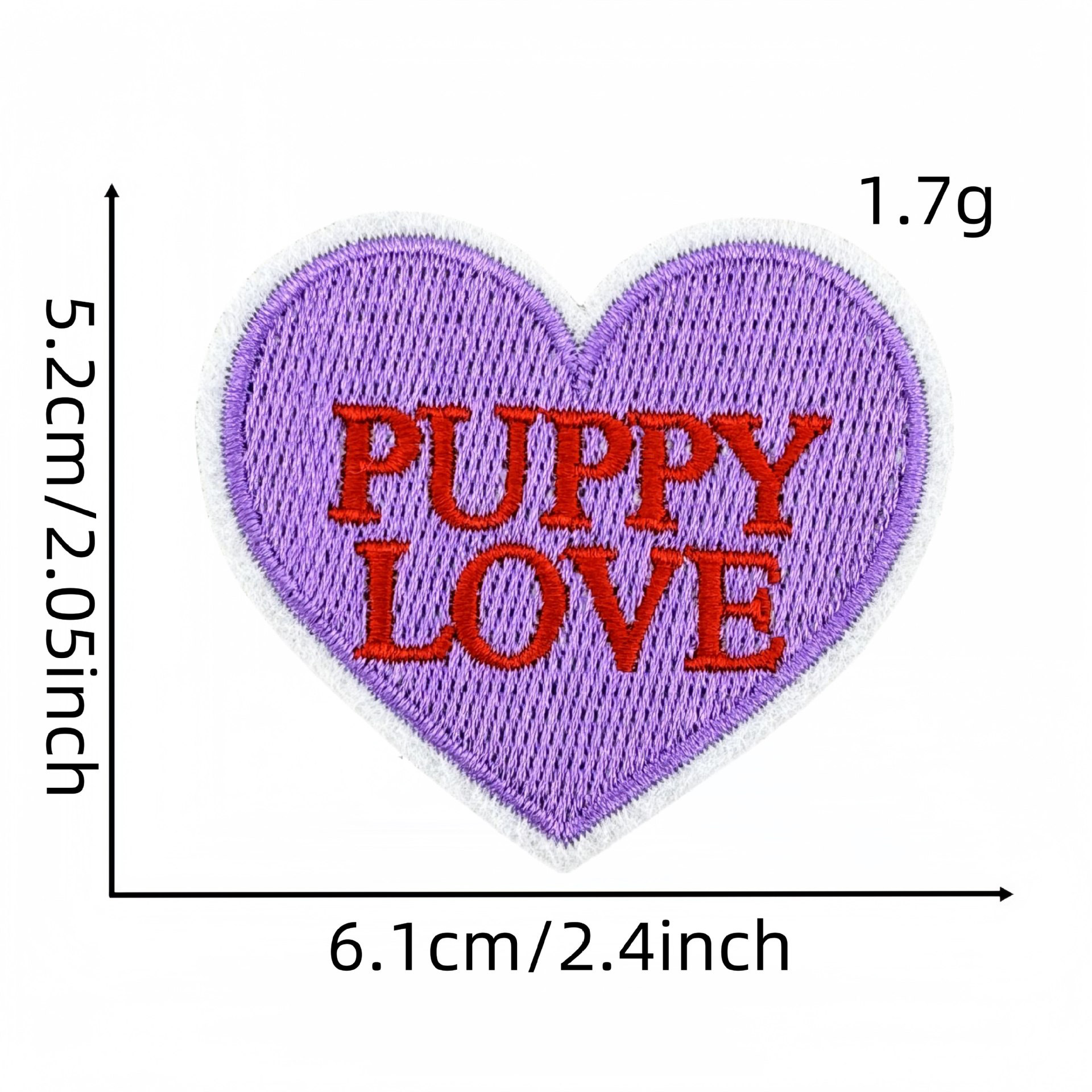 Amour gonflé violet