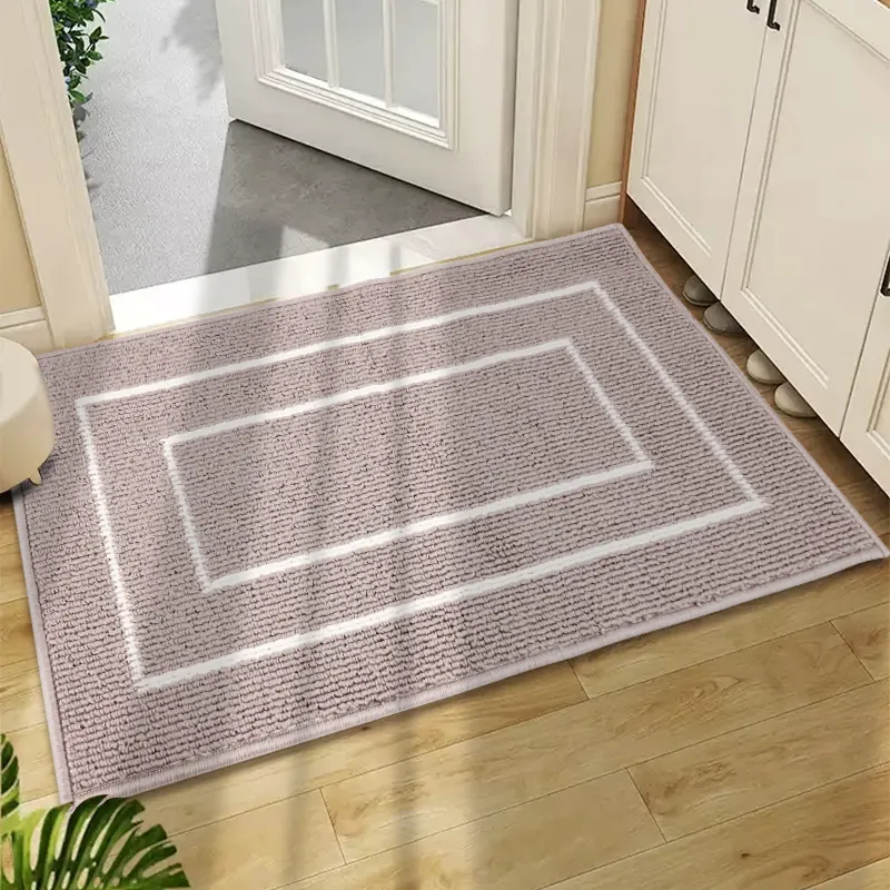 Nuovo zerbino di benvenuto stampato personalizzato Logo ingresso tappetino 100% Nylon tappetino porta