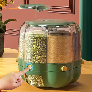 Ev fasulye depolama kavanoz saklama kutusu artefakt tahıl dönen depolama kavanoz - Product Image 1