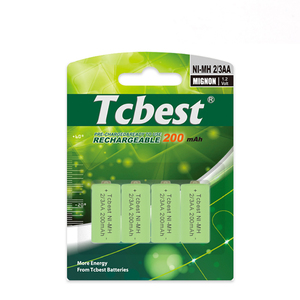 Özelleştirilmiş küçük boy NI-MH 1.2V şarj edilebilir NIMH pil paketi 1/3aaa 1/3aa 2/3aa - Product Image 1