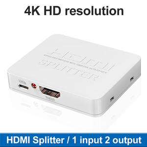 Mini <strong>HDMI</strong> <strong>Splitter</strong> One in Two 4K Series <strong>HDMI</strong> One in Two Out <strong>Splitter</strong> HD Video Co-Screener Computer Multi Link <strong>Splitter</strong> - Product Image 2