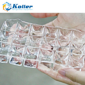 Koller 5 Tonnen Edelstahl-Eiswürfel maschine mit halbautomati schem Verpackungs system (CV5000) - Product Image 2