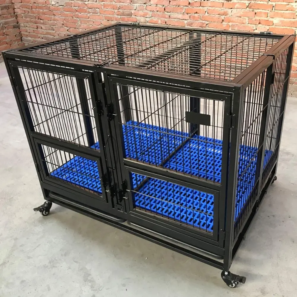 Ağır paslanmaz çelik köpek kafesi köpek kulübesi satılık