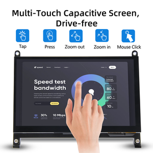 7'' Inch TFT IPS 1024*600 <strong>LCD</strong> Touch Screen <strong>Monitor</strong> <strong>LCD</strong> Display with Acrylic Holder <strong>for</strong> BB Black, Windows 10 8 7,<strong>Raspberry</strong> <strong>Pi</strong> - Product Image 2