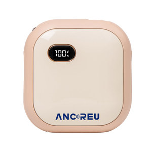 ที่อุ่นมือขนาดเล็กแบบชาร์จไฟได้น่ารักพร้อมแบตเตอรี่5000mAh USB Type-C เครื่องทำความร้อนขนาดเล็กน้ำหนักเบาพกพาได้พร้อมพาวเวอร์แบงค์ - Product Image 1