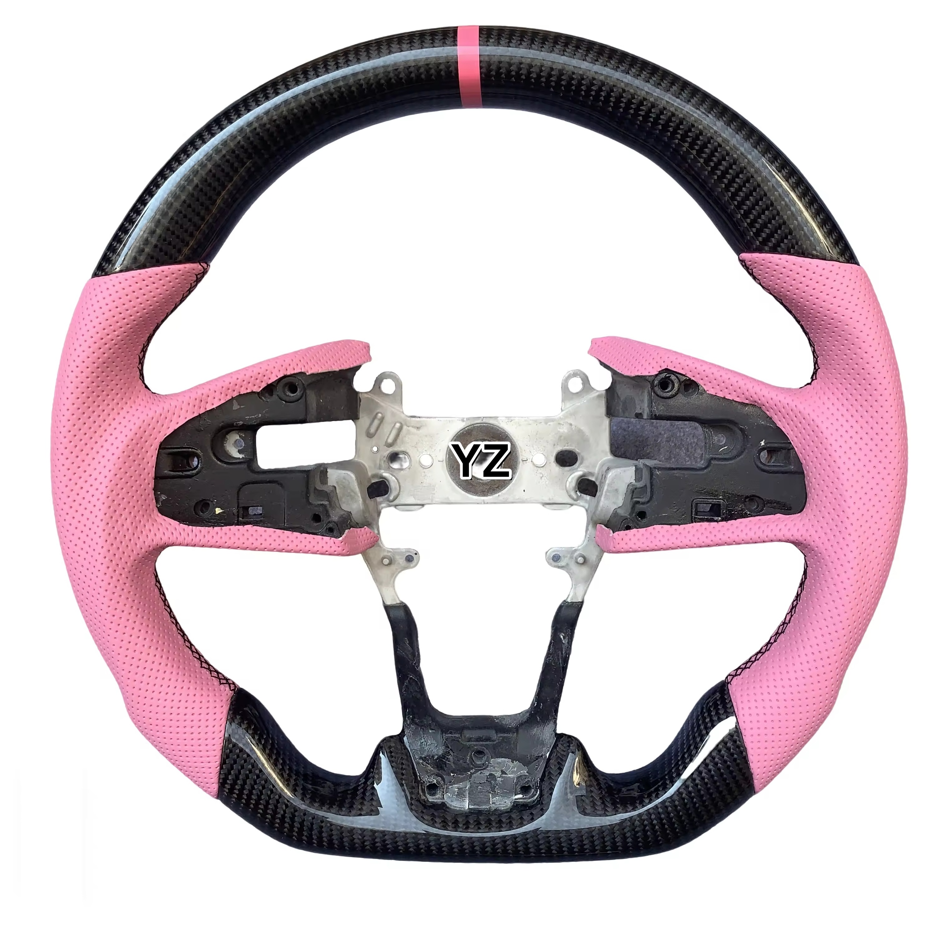 Pink Carbon Steering Wheel