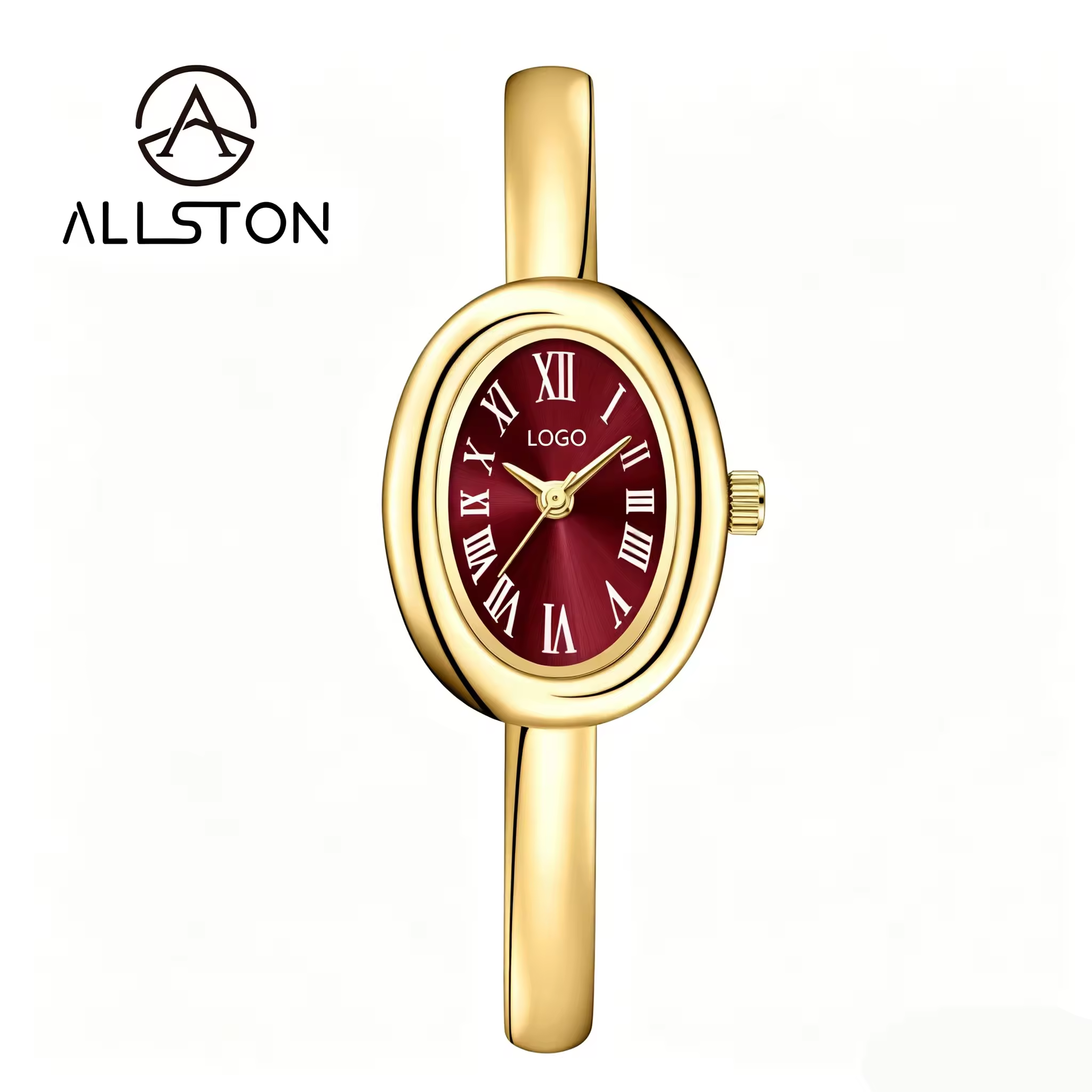 Oval Case+Wine Red Sunshine Dial 03