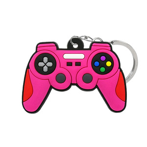 Barato PVC Gamepad llavero 2D 3D suave goma dibujos animados PS4 controlador de juego llavero al por mayor - Product Image 2