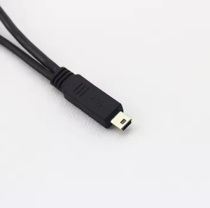 มินิ USB 10PIN ตัวผู้5PIN มินิ USB ตัวเมีย3.5มม. 4ขั้วชนิด Y สายแยกสายชาร์จเร็ว5V สำหรับอุปกรณ์มือถือคอมพิวเตอร์ถัก - Product Image 2