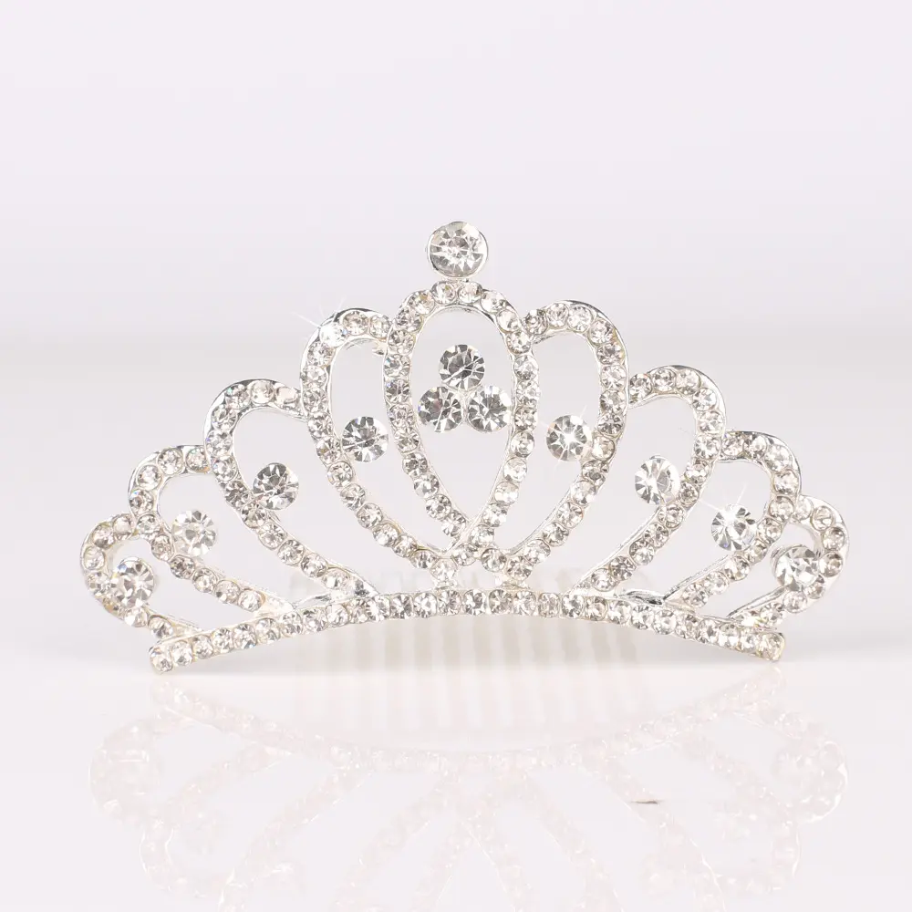 Children's Mini Rhinestone Crown Princess Dress Accessories Birthday Gift Child Crown