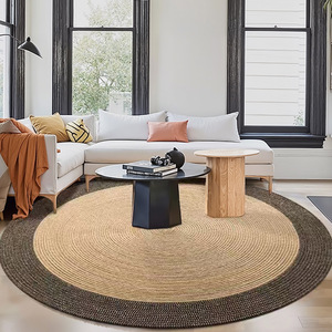 Hiện đại tự nhiên đay Thảm Bắc Âu ánh sáng sang trọng nhà Tatami phòng bẩn kháng phòng ngủ đầu giường chăn phòng khách sàn mat - Product Image 2