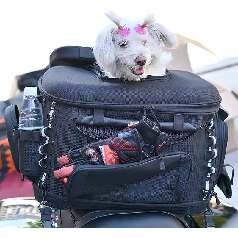 Motorrad modifizierte Universal-Sitzgepäck-Reisetasche Aufbewahrung sbox für Haustier taschen Universal-Transport tasche für Hunde und Katzen