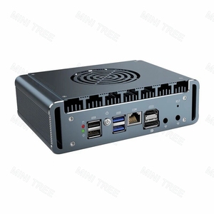 Barebone Intel Firewall der 12. Generation Mini-PC Alder Lake i3 N305 ES N100 Lüfter OpnSense Router Firewall 6LAN 2.5G HD DP RJ45 COM USB 3.0 - Product Image 3
