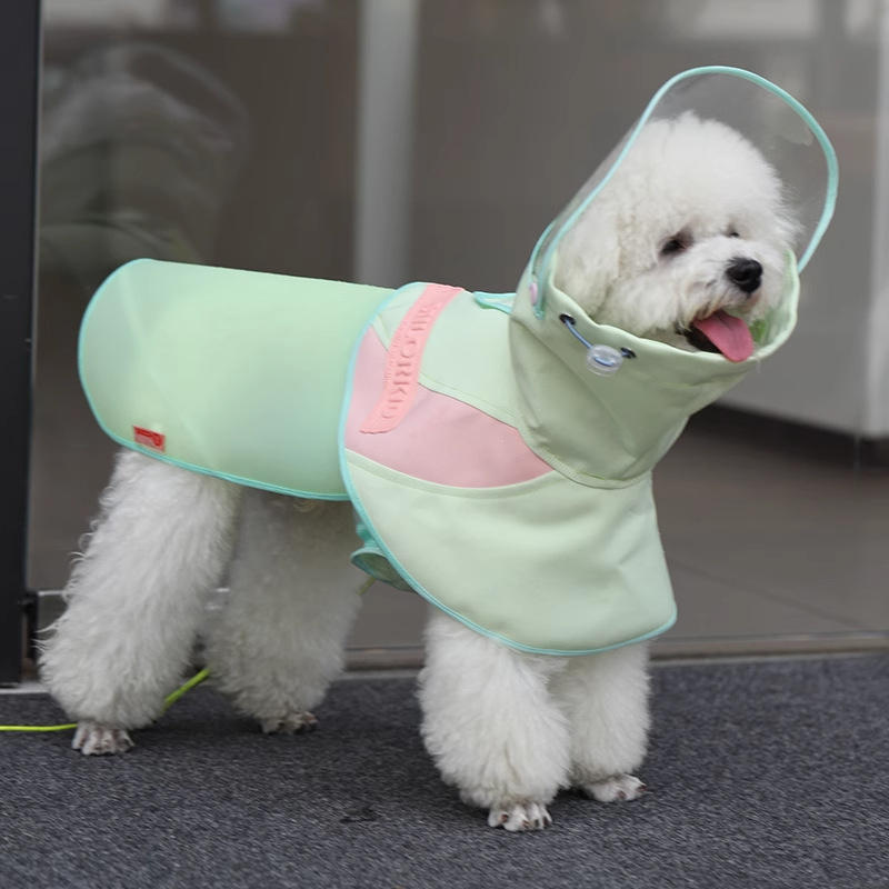 Imperméable - Vert Herbe Rose