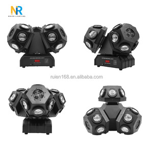 Factory Direct <strong>Sales</strong> High Power RGB Full Color 18PCS <strong>3</strong>-Head Beam Laser Light Moving Head <strong>LED</strong> Light Source - Product Image 2