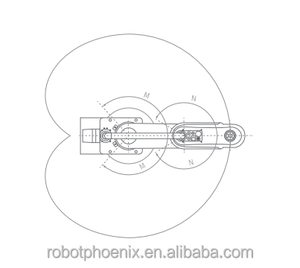 Prezzo basso pick and place scara robot arduino