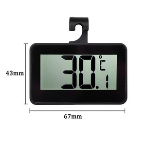 Refrigerator Thermometer Digital Fridge Freeze Room Thermometer Waterproof Large <strong>LCD</strong> <strong>Display</strong> Max Min Record <strong>Function</strong> - Product Image 2