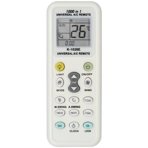 1000 in 1 evrensel a/c ac uzaktan kumanda K-1028E LCD ve ışık gece uygun kullanım düşük güç tüketimi - Product Image 2