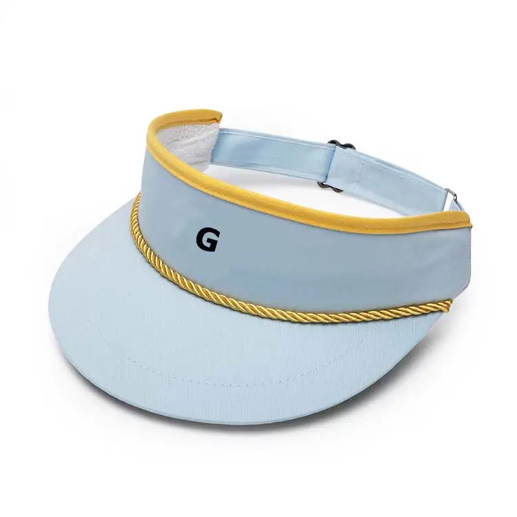 Chapeau coupe UV personnalisé sports course protection du visage pare-soleil en plastique pour les femmes activités de pêche en plein air visière de golf en gros