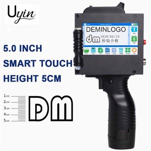 Uyin T50 palmare scadenza codice a barre stampante a getto d'inchiostro data di stampa Encoder numero di lotto cartone a getto d'inchiostro scatola di imballaggio esterna pistola a getto d'inchiostro - Product Image 3