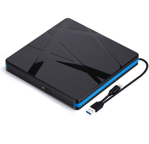 笔记本电脑USB 3.0 Type-C CD驱动器超薄便携式CD DVD +/-RW光驱ROM重写刻录机外部CD DVD播放器