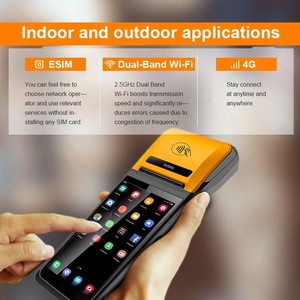 5.5 Inch Offline Mobile <strong>Android</strong> 12 3+16G Nb55 Qr <strong>Code</strong> Nfc Payment Touch Screen Sim Handheld <strong>Android</strong> Pos Terminal with Printer