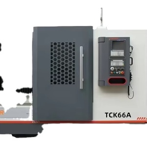Torno de metal CNC multifunción TCK66A con control de eje C e Y Torno de cama inclinada Centro de torneado CNC - Product Image 1