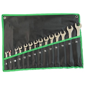Combination <strong>Wrench</strong> Set <strong>Open</strong> Ended Spanner 12 Point Box <strong>End</strong> Chrome Vanadium Steel Metric 6mm to 32mm Mirror or Matt Finish - Product Image 2