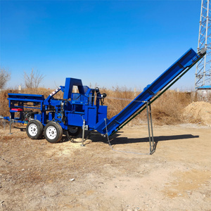 Processore di legno per la lavorazione della legna da ardere Log Splitter macchina per la lavorazione della legna da ardere 30 Ton con tavolo di alimentazione Chian - Product Image 2