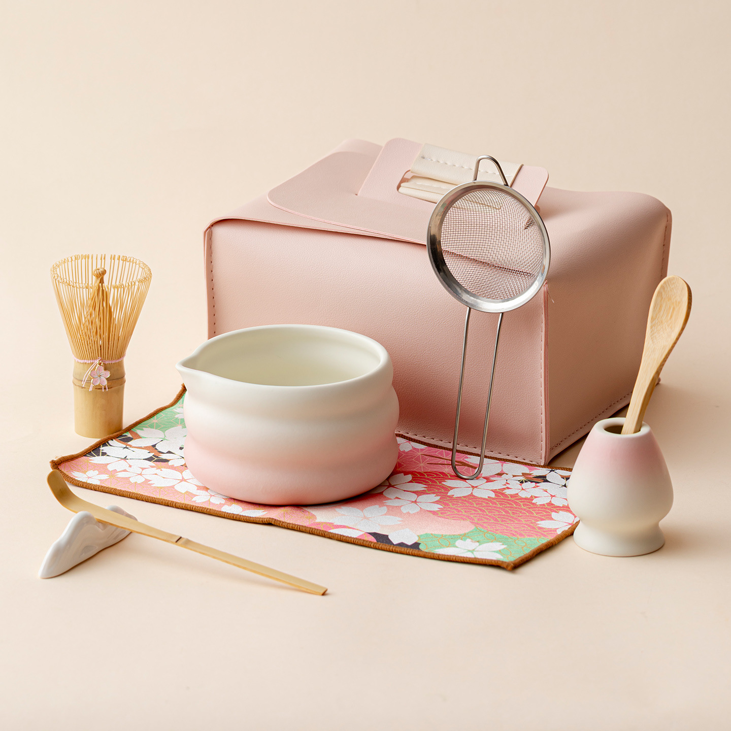 8 pcs set - -- set 4 Pink