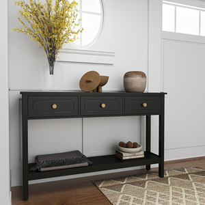 Hiện đại sang trọng phong cách gỗ giao diện điều khiển bên bảng với 3 ngăn kéo và 4 chân, Elegent cho đồ nội thất phòng khách, hành lang - Product Image 2