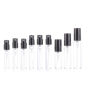 Custom clear Mini Atomizer 1ml 1.5ml 1.8ml 2ml <strong>2.5</strong> ml Transparent Empty Travel Sample Packing Glass <strong>Perfume</strong> Bottles Vial - Product Image 3