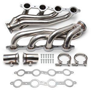 Paslanmaz çelik Turbo egzoz dönüşüm takas başlık manifoldu kiti Chevy GMC C10 1960-1986 LS LS1 LS2 LS3 - Product Image 6
