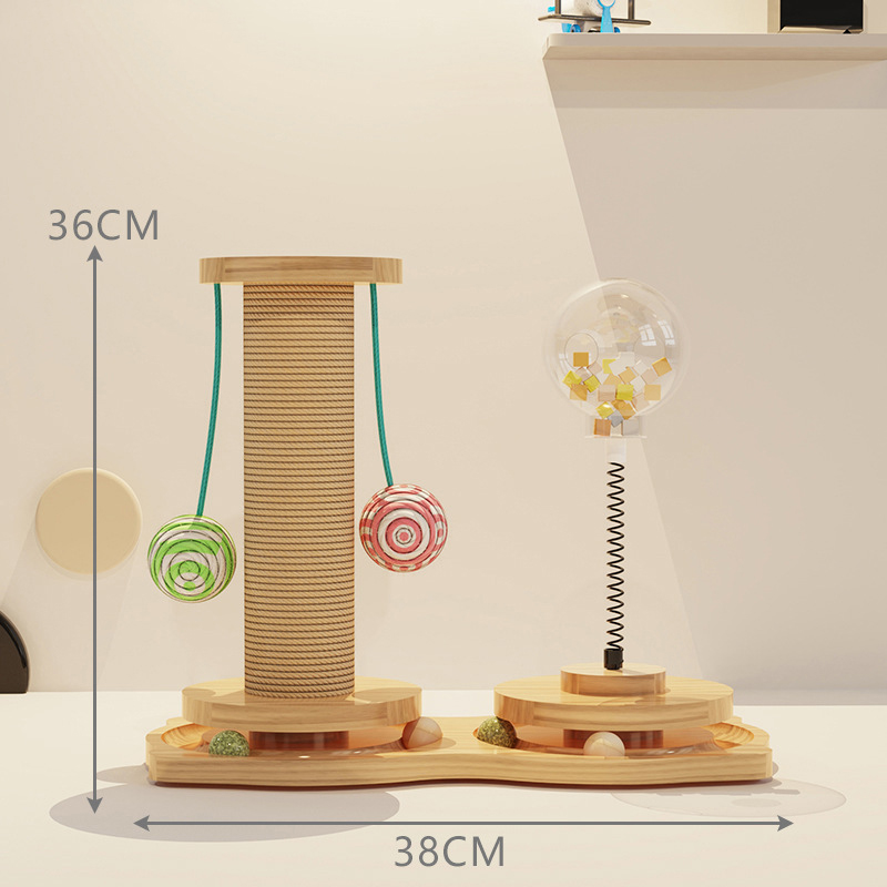 Leakage ball column turntable