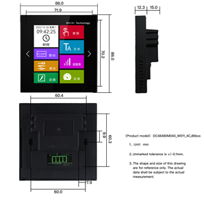 Dacai tft square <strong>lcd</strong> screen 4 inch 480*480 dots <strong>lcd</strong> tft <strong>display</strong> <strong>with</strong> hmi <strong>board</strong> <strong>Controller</strong> - Product Image 3