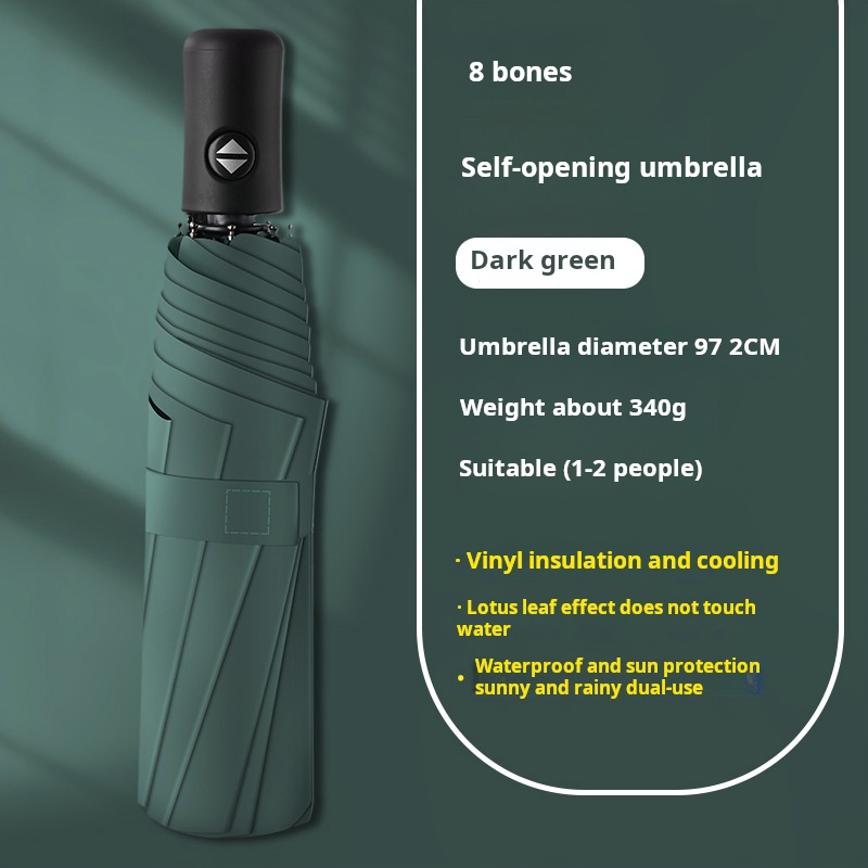 Parapluie automatique 8K (Vert)
