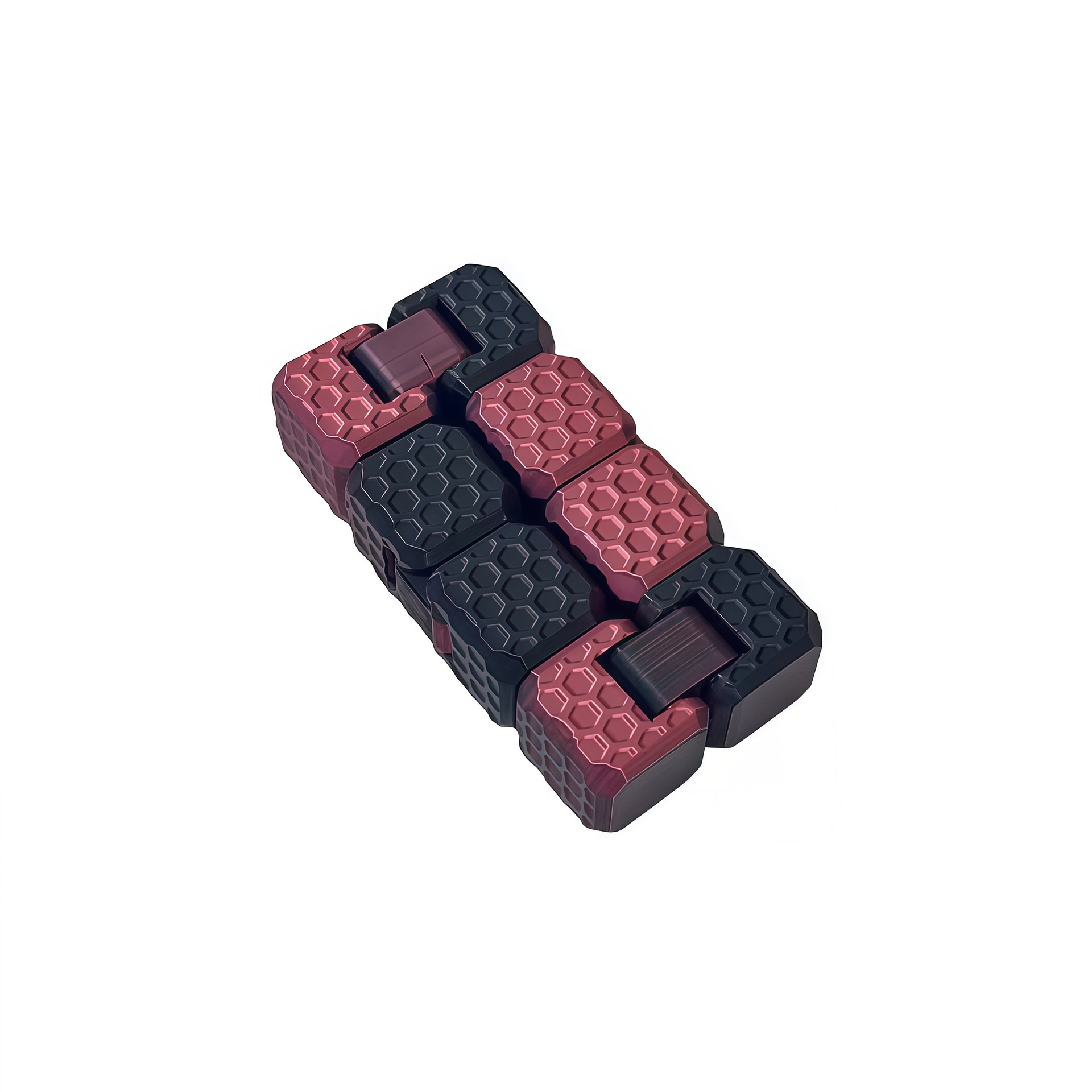 Cubo de panal - rojo y negro
